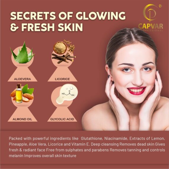 Capvar Skin Brightening facewash