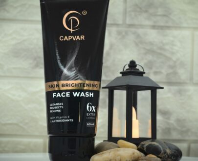 Capvar Healthcare Skin Brightening Face Wash With Vitamin-E & Antioxidants | 6X Extra Lightening | 60 ml